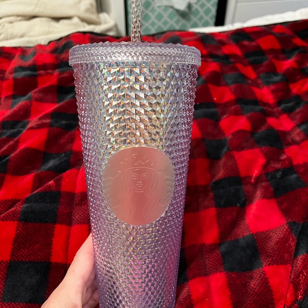 Starbucks clear studded tumbler